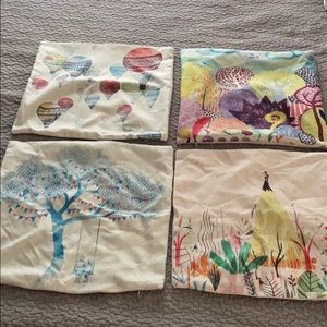 4 pillow covers